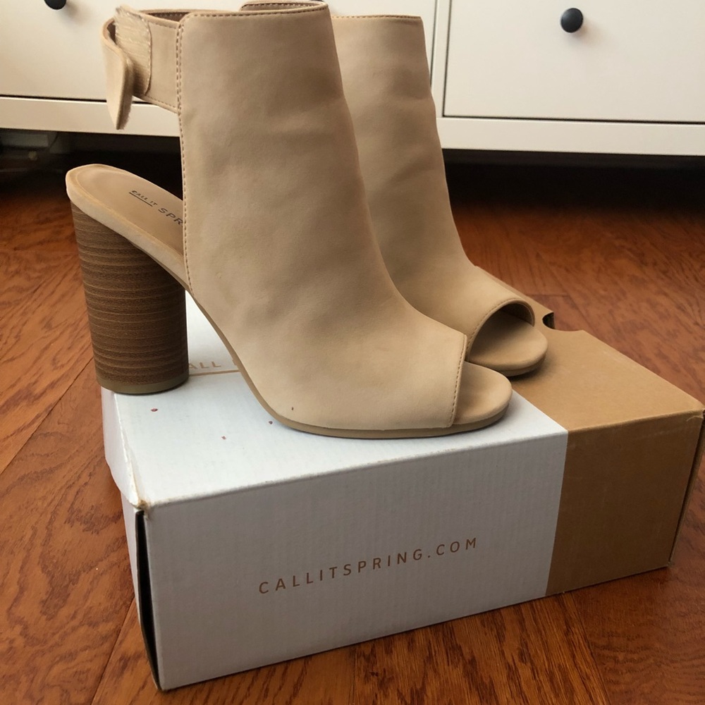 “Call it Spring” Bootie Heels